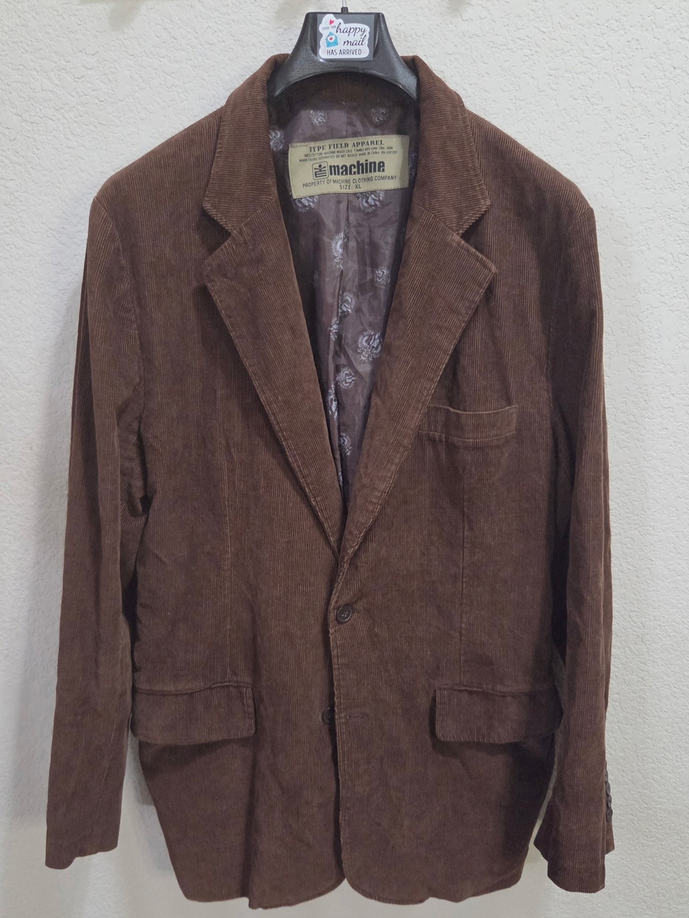 Machine Brown Corduroy Sport Coat